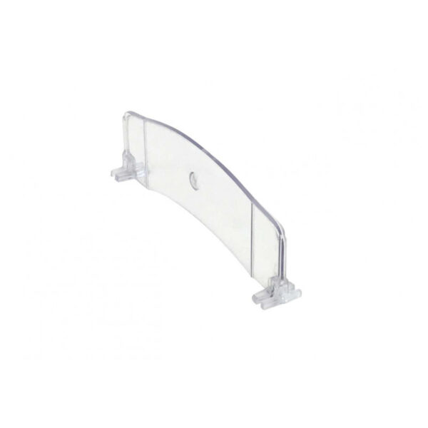 Séparateur de 200 mm pour tablette de gondole en plexiglass